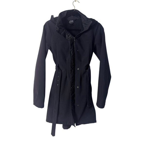 The North Face Womens Black Belted Hooded Softshell Coat S - Picture 9 of 9